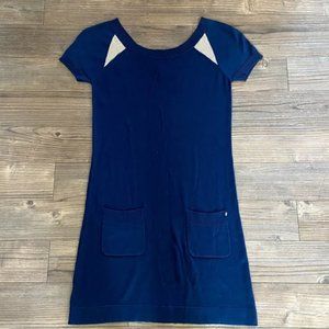 Navy Knit Dress - Size S